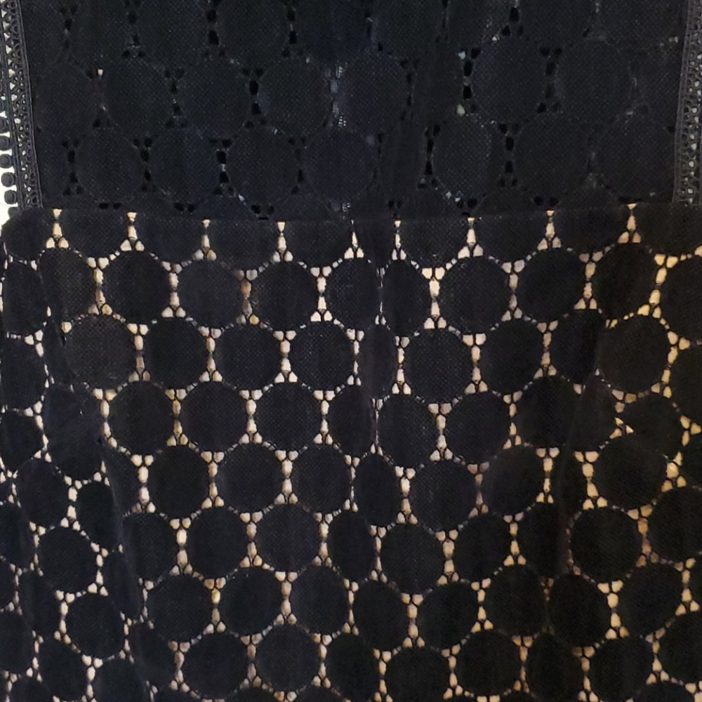 Shoshanna Velvet Polka-Dot Cocktail Dress - Picture 5 of 7